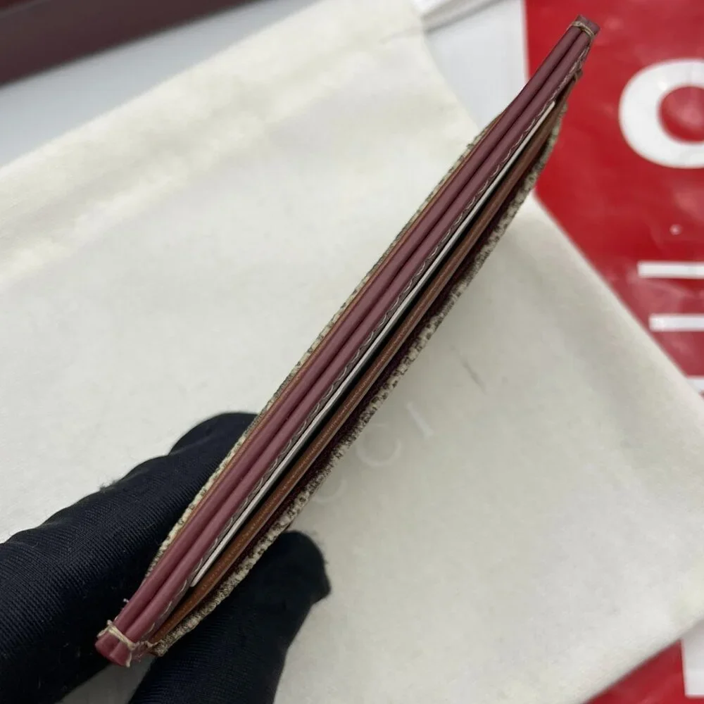 Gucci Beige GG Dog card bag - Picture 3 of 3